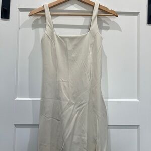 Lululemon Athletica Cream Strapless Dress